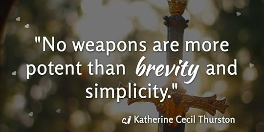 Quote about Brevity and simplicity by Katherine Cecil Thurston