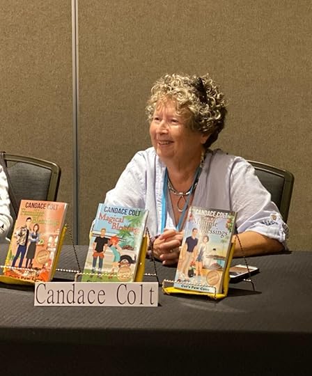 Will I see you @ a reader's event soon? Author Candace Colt at a recent readers' con. 