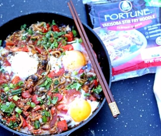 Crispy Noodle Shakshouka