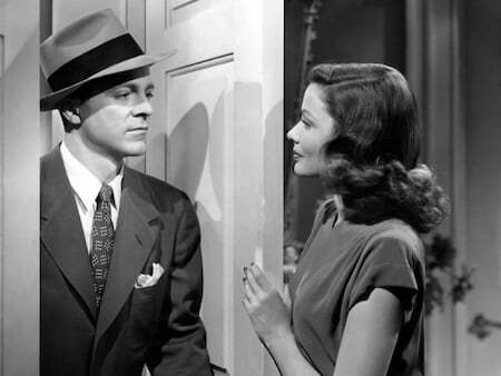 Dana Andrews and Gene Tierney in Laura (1944)