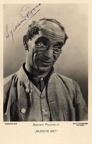 Sylvain Poons in Bleeke Bet (1934)