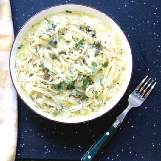 Cheese Pesto and Black Pepper Pasta
