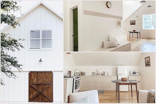 Collage of photos of one of the best airbnb yosemite rentals