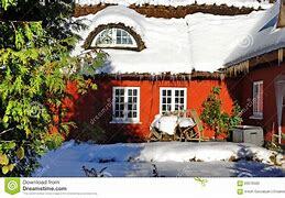 Image result for danish houses red and white pictures winter