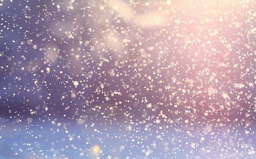 falling snow