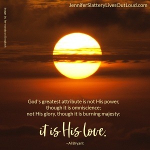 Sun peeking through clouds