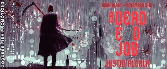 Goddess Fish book tour banner for A Dead End Job