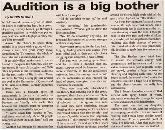 Oh Brother Audition