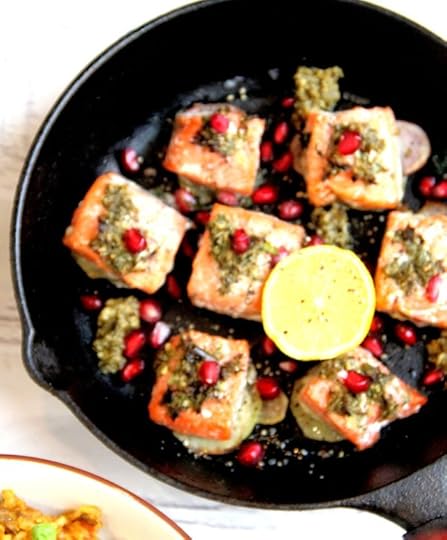 Pesto Salmon Bites