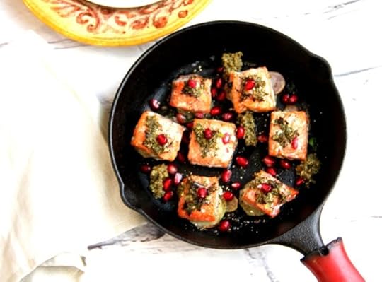 Pesto Salmon Bites