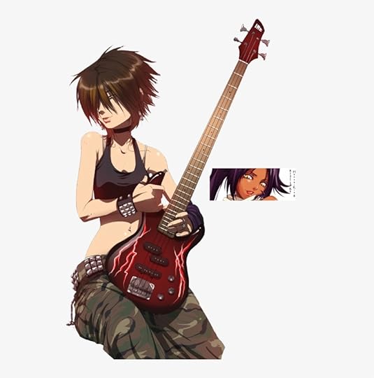 Anime Emo Girl - Anime Rock Girl With Guitar Transparent PNG - 600x776 - Free Download on NicePNG