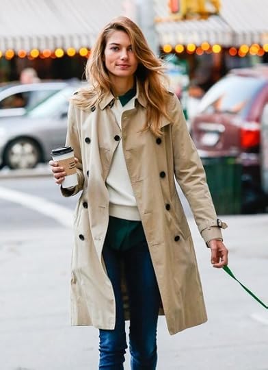 More Pics of Jessica Hart Trenchcoat (5 of 10) - Trenchcoat Lookbook - StyleBistro