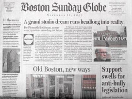 front page boston sunday globe