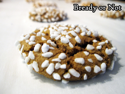 Bready or Not: Pearl Sugar Ginger Cookies