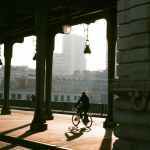 person riding a bicycle