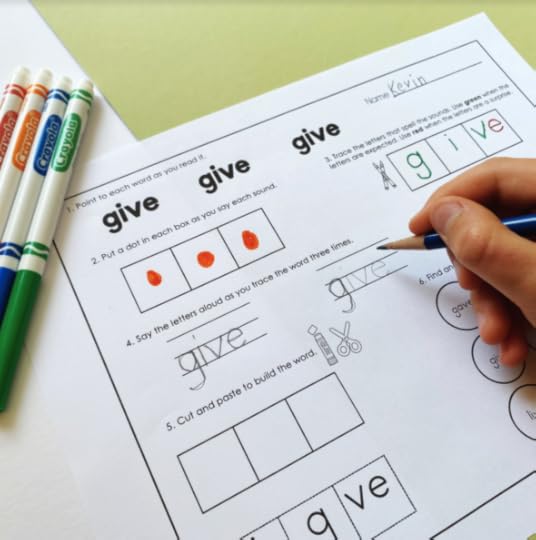 sight word worksheets step 3