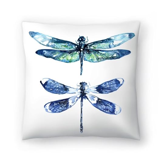 East Urban Home Dragonfly Wings Throw Pillow | Wayfair