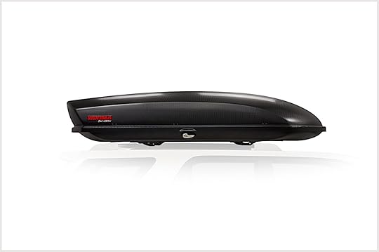 Yakima SkyBox 21 Carbonite Cargo Roof Box essential gear for a road trip in winter
