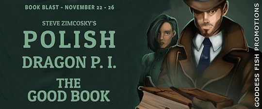 Goddess Fish book tour banner for Polish Dragon P. I.