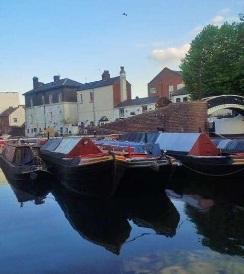 photo of canal boats at Gas Street Basin