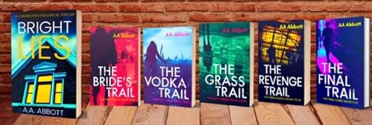 line-up of all A A Abbott's novels