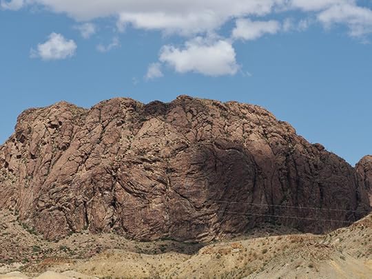 Photo of lava flow in Big Bend, Texas.