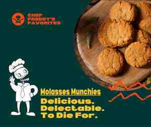 Freddy's Molasses Cookie Image