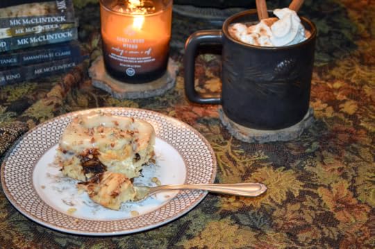 Nutty Chocolate Cinnamon Rolls - Writer in the Kitchen - MK McClintock