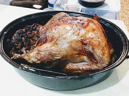 Roast turkey just from oven