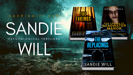 Author Sandie Will Psychological Thrillers Banner