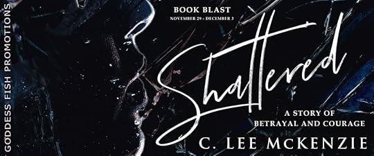 Goddess Fish book tour banner for Shattered