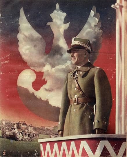 Poster featuring Polish Marshall Edward Rydz-Śmigły, 1936 (public domain via Wikipedia)