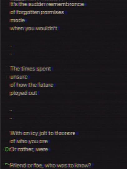 Poetry maniupulated idigtally. Created by the author.