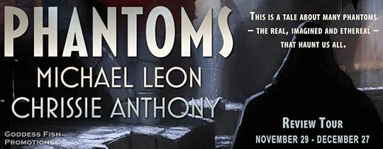 Goddess Fish book tour banner for Phantoms