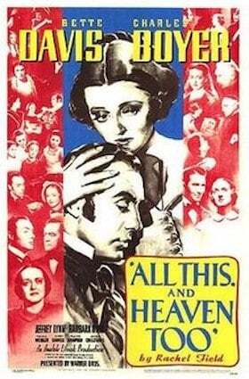 All This and Heaven Too film poster