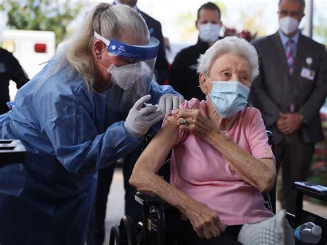 Florida and Texas have started vaccinating people 65 and ...