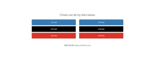 Columns and buttons to create a Social Links Page