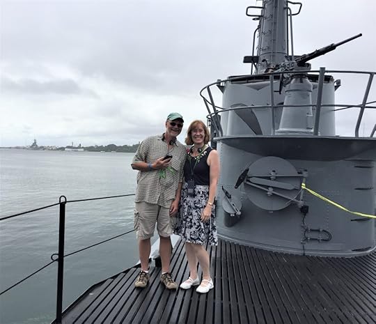 Dave and Sarah Sundin on the submarine USS Bowfin, Pearl Harbor (Photo: Sarah Sundin, 7 Nov 2016)
