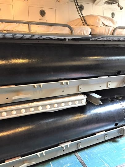 Berths - sandwiched between torpedoes! USS Bowfin, Pearl Harbor (Photo: Sarah Sundin, 7 Nov 2016)