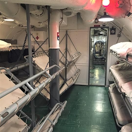 Berths on the USS Bowfin, Pearl Harbor (Photo: Sarah Sundin, 7 Nov 2016)