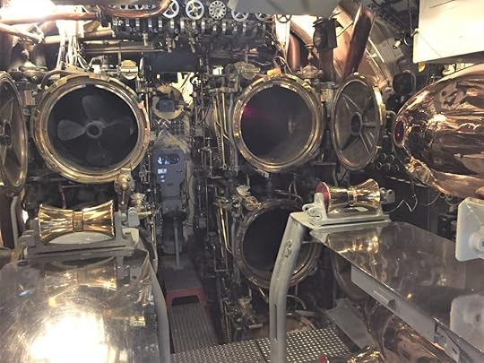 Torpedo tubes on the USS Bowfin, Pearl Harbor (Photo: Sarah Sundin, 7 Nov 2016)