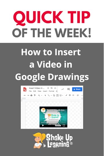 How to Insert a Video in Google Drawings