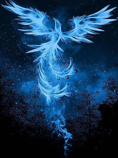 Blue Phoenix Poster Gloss Wall Decor 17x24 Gift Office Gift | Etsy