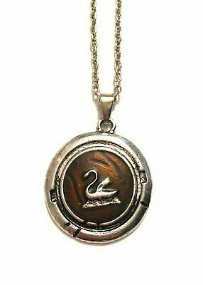 Once Upon A Time Medallion Necklace Emma Swan Swan Once Upon A Time OUAT Series | eBay