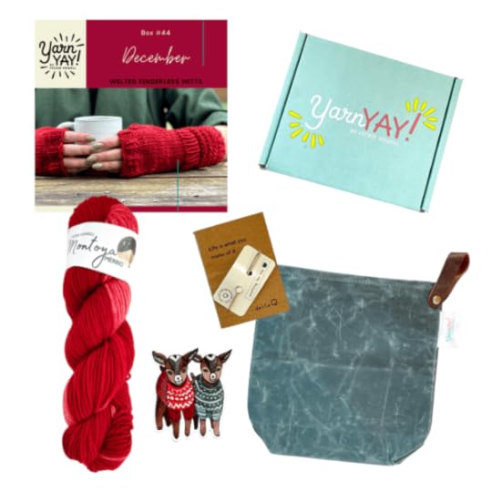 YarnYAY! December Box #44. Learn more at www.yarnyay.com