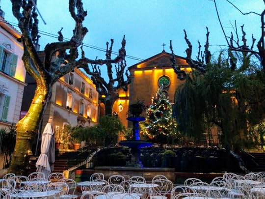 Christmas tree sapin de noel in the port of Bandol France