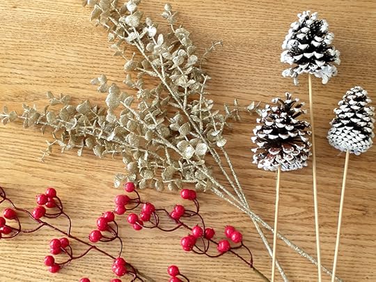 embellishments for Outdoor Christmas Arrangement