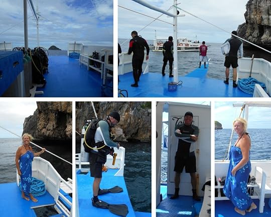 Getting ready to dive at Gato Island!