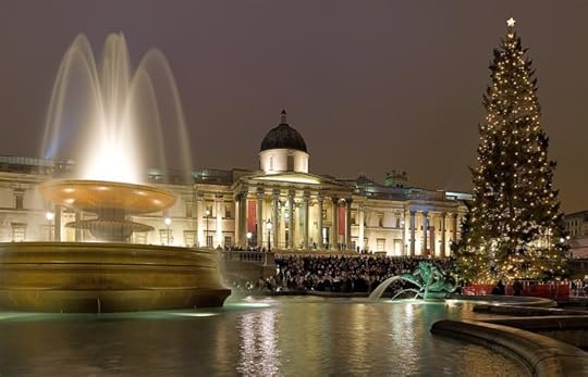 Christmas tree in Trafalgar Square