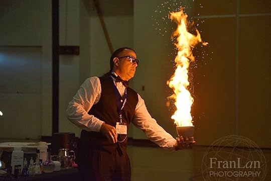 Fun Science with Daniel G. Benes: Daniel performs a flaming-hot science experiment for students.